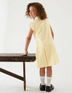M&S Collection Dresses Girls' Gingham Pleated School Dress (2-14 Yrs) 56 M&S Collection Dresses Girls' Gingham Pleated School Dress (2-14 Yrs) -School Uniform Sales Store SD 04 T76 6477 R0 X EC 2