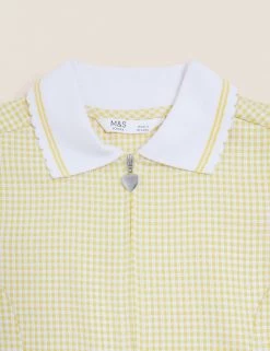 M&S Collection Dresses Girls' Gingham Pleated School Dress (2-14 Yrs) 57 M&S Collection Dresses Girls' Gingham Pleated School Dress (2-14 Yrs) -School Uniform Sales Store SD 04 T76 6477 R0 X EC 3