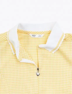 M&S Collection Dresses Girls' Gingham Pleated School Dress (2-14 Yrs) 58 M&S Collection Dresses Girls' Gingham Pleated School Dress (2-14 Yrs) -School Uniform Sales Store SD 04 T76 6477 R0 X EC 4