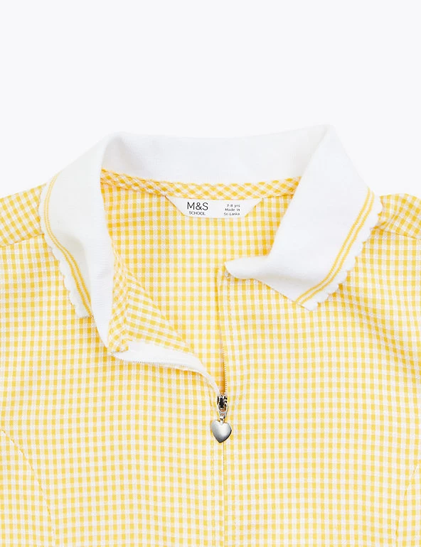 M&S Collection Dresses Girls' Gingham Pleated School Dress (2-14 Yrs) 18 M&S Collection Dresses Girls' Gingham Pleated School Dress (2-14 Yrs) - Image 16