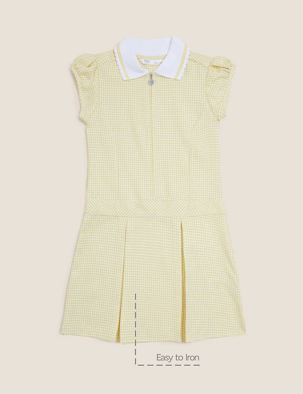 M&S Collection Dresses Girls' Gingham Pleated School Dress (2-14 Yrs) 14 M&S Collection Dresses Girls' Gingham Pleated School Dress (2-14 Yrs) - Image 12