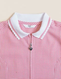 M&S Collection Dresses Girls' Gingham School Playsuit (2-14 Yrs) -School Uniform Sales Store SD 04 T76 6479 A0 X EC 5