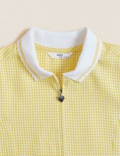 M&S Collection Dresses Girls' Gingham School Playsuit (2-14 Yrs) -School Uniform Sales Store SD 04 T76 6479 R0 X EC 5