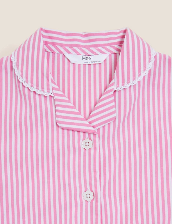 M&S Collection Dresses Girls' Pure Cotton Striped School Dress (2-14 Yrs) 18 M&S Collection Dresses Girls' Pure Cotton Striped School Dress (2-14 Yrs) - Image 16