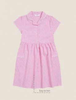 M&S Collection Dresses Girls' Pure Cotton Striped School Dress (2-14 Yrs) 57 M&S Collection Dresses Girls' Pure Cotton Striped School Dress (2-14 Yrs) -School Uniform Sales Store SD 04 T76 6480 A0 X EC 90