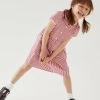 M&S Collection Dresses Girls' Pure Cotton Striped School Dress (2-14 Yrs)