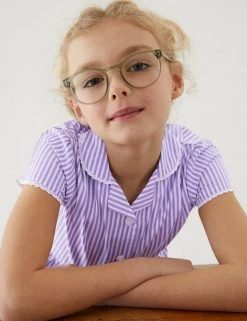 M&S Collection Dresses Girls' Pure Cotton Striped School Dress (2-14 Yrs) 64 M&S Collection Dresses Girls' Pure Cotton Striped School Dress (2-14 Yrs) -School Uniform Sales Store SD 04 T76 6480 G0 X EC 1