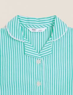 M&S Collection Dresses Girls' Pure Cotton Striped School Dress (2-14 Yrs) 86 M&S Collection Dresses Girls' Pure Cotton Striped School Dress (2-14 Yrs) -School Uniform Sales Store SD 04 T76 6480 J0 X EC 3