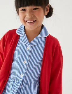 M&S Collection Dresses Girls' Pure Cotton Striped School Dress (2-14 Yrs) 69 M&S Collection Dresses Girls' Pure Cotton Striped School Dress (2-14 Yrs) -School Uniform Sales Store SD 04 T76 6480 O4 X EC 1