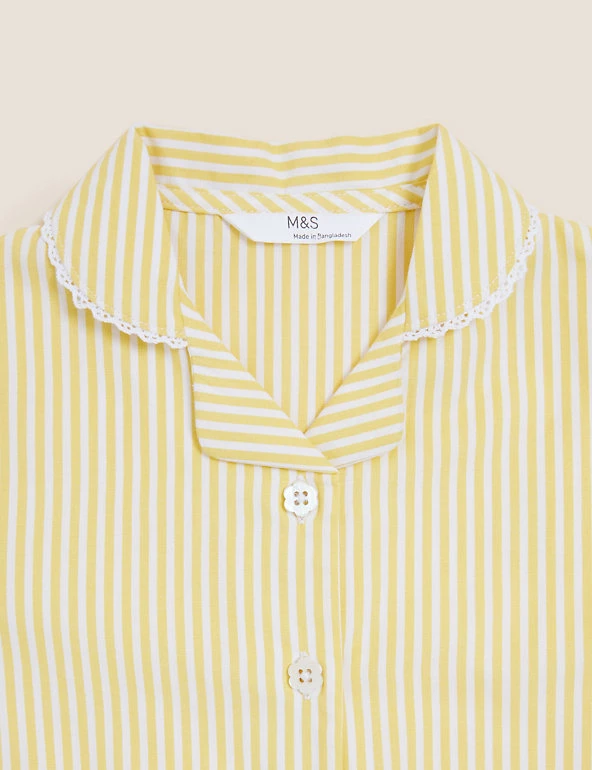 M&S Collection Dresses Girls' Pure Cotton Striped School Dress (2-14 Yrs) 12 M&S Collection Dresses Girls' Pure Cotton Striped School Dress (2-14 Yrs) - Image 10