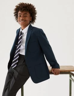 M&S Collection Blazers Boys' School Blazer (9-16 Yrs) -School Uniform Sales Store SD 04 T76 7028 F0 X EC 0