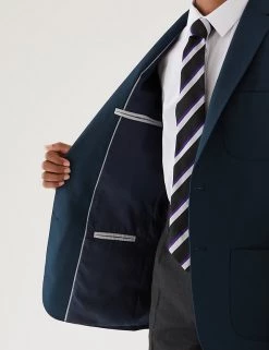 M&S Collection Blazers Boys' School Blazer (9-16 Yrs) -School Uniform Sales Store SD 04 T76 7028 F0 X EC 2