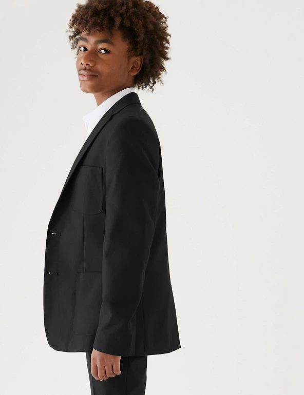 M&S Collection Blazers Boys' Slim Fit School Blazer (9-16 Yrs) 3 M&S Collection Blazers Boys' Slim Fit School Blazer (9-16 Yrs)