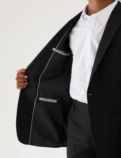 M&S Collection Blazers Boys' Slim Fit School Blazer (9-16 Yrs) 12 M&S Collection Blazers Boys' Slim Fit School Blazer (9-16 Yrs) -School Uniform Sales Store SD 04 T76 7036 Y0 X EC 2