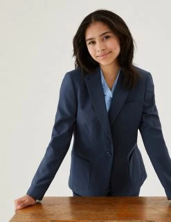 M&S Collection Blazers Girls' Slim Fit School Blazer (9-16 Yrs) -School Uniform Sales Store SD 04 T76 7523 F0 X EC 0