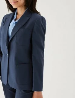 M&S Collection Blazers Girls' Slim Fit School Blazer (9-16 Yrs) -School Uniform Sales Store SD 04 T76 7523 F0 X EC 1