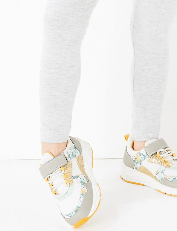 M&S Collection Cotton Rich Plain Leggings (2-7 Yrs) 11 M&S Collection Cotton Rich Plain Leggings (2-7 Yrs) - Image 9