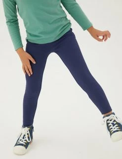 M&S Collection 5pk Cotton Rich Plain Leggings (2-7 Yrs) 10 M&S Collection 5pk Cotton Rich Plain Leggings (2-7 Yrs) -School Uniform Sales Store SD 04 T77 3403E F0 X EC 2
