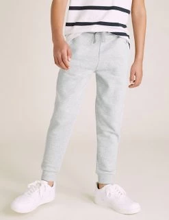 M&S Collection 2pk Cotton Rich Joggers (6-16 Yrs) -School Uniform Sales Store SD 04 T87 3408I ZZ X EC 1