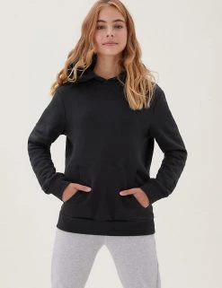 M&S Collection Jumpers Unisex Cotton Rich Hooded Sweatshirt (6-16 Yrs) -School Uniform Sales Store SD 04 T87 4112B OG X EC 2