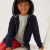 M&S Collection Jumpers Cotton Rich Plain Hoodie (2-7 Yrs) -School Uniform Sales Store SD 04 T88 4500B F0 X EC 0