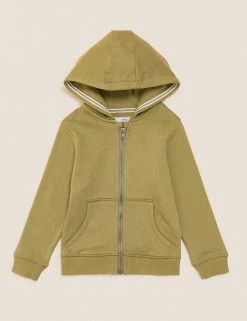 M&S Collection Jumpers Cotton Rich Plain Hoodie (2-7 Yrs) 31 M&S Collection Jumpers Cotton Rich Plain Hoodie (2-7 Yrs) -School Uniform Sales Store SD 04 T88 4500B KH X EC 90