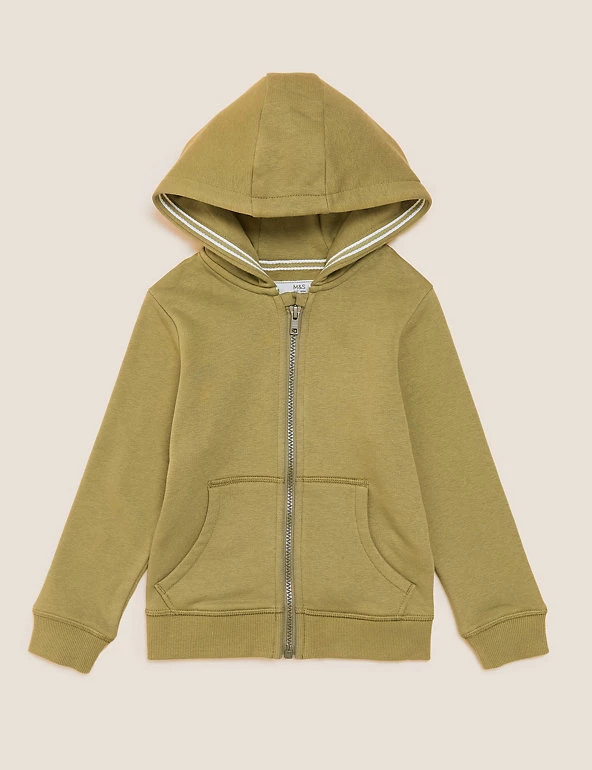 M&S Collection Jumpers Cotton Rich Plain Hoodie (2-7 Yrs) 16 M&S Collection Jumpers Cotton Rich Plain Hoodie (2-7 Yrs) - Image 14