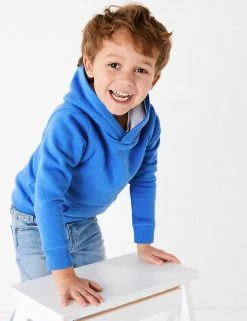 M&S Collection Jumpers Cotton Rich Pullover Hoodies (2-7 Yrs) -School Uniform Sales Store SD 04 T88 5700B CB X EC 0