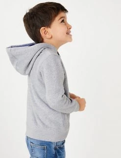 M&S Collection Jumpers Cotton Rich Pullover Hoodies (2-7 Yrs) -School Uniform Sales Store SD 04 T88 5700B T0 X EC 2