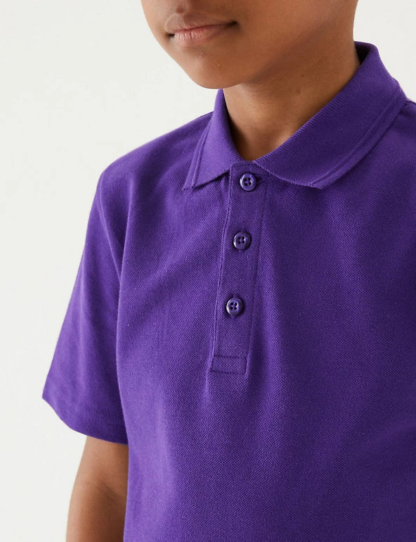 M&S Collection Polo-shirts Unisex Pure Cotton Polo Shirt (2-16 Yrs) 25 M&S Collection Polo-shirts Unisex Pure Cotton Polo Shirt (2-16 Yrs) - Image 23