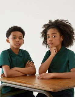 M&S Collection Polo-shirts Unisex Pure Cotton Polo Shirt (2-16 Yrs) 91 M&S Collection Polo-shirts Unisex Pure Cotton Polo Shirt (2-16 Yrs) -School Uniform Sales Store SD 04 T93 1782 EE X EC 0