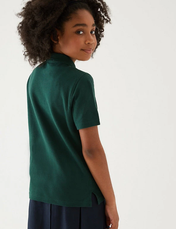 M&S Collection Polo-shirts Unisex Pure Cotton Polo Shirt (2-16 Yrs) 44 M&S Collection Polo-shirts Unisex Pure Cotton Polo Shirt (2-16 Yrs) - Image 42