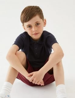 M&S Collection Polo-shirts Unisex Pure Cotton Polo Shirt (2-16 Yrs) 88 M&S Collection Polo-shirts Unisex Pure Cotton Polo Shirt (2-16 Yrs) -School Uniform Sales Store SD 04 T93 1782 F3 X EC 2