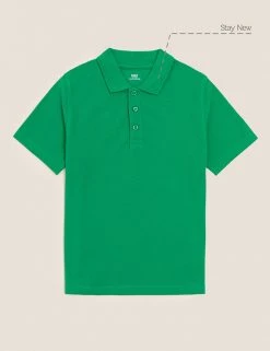 M&S Collection Polo-shirts Unisex Pure Cotton Polo Shirt (2-16 Yrs) 104 M&S Collection Polo-shirts Unisex Pure Cotton Polo Shirt (2-16 Yrs) -School Uniform Sales Store SD 04 T93 1782 KF X EC 90