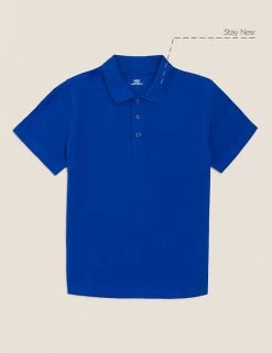 M&S Collection Polo-shirts Unisex Pure Cotton Polo Shirt (2-16 Yrs) 80 M&S Collection Polo-shirts Unisex Pure Cotton Polo Shirt (2-16 Yrs) -School Uniform Sales Store SD 04 T93 1782 RA X EC 90