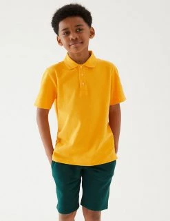 M&S Collection Polo-shirts Unisex Pure Cotton Polo Shirt (2-16 Yrs) 57 M&S Collection Polo-shirts Unisex Pure Cotton Polo Shirt (2-16 Yrs) -School Uniform Sales Store SD 04 T93 1782 S0 X EC 1
