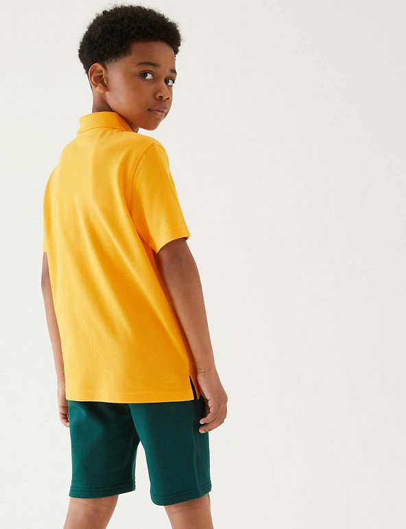M&S Collection Polo-shirts Unisex Pure Cotton Polo Shirt (2-16 Yrs) 8 M&S Collection Polo-shirts Unisex Pure Cotton Polo Shirt (2-16 Yrs) - Image 6