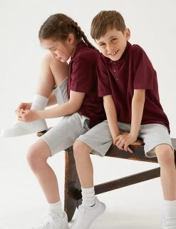 M&S Collection Polo-shirts Unisex Pure Cotton Polo Shirt (2-16 Yrs) 67 M&S Collection Polo-shirts Unisex Pure Cotton Polo Shirt (2-16 Yrs) -School Uniform Sales Store SD 04 T93 1782 XM X EC 0