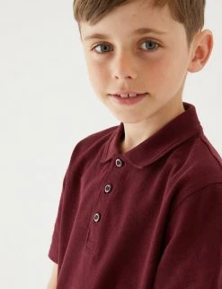M&S Collection Polo-shirts Unisex Pure Cotton Polo Shirt (2-16 Yrs) 71 M&S Collection Polo-shirts Unisex Pure Cotton Polo Shirt (2-16 Yrs) -School Uniform Sales Store SD 04 T93 1782 XM X EC 3