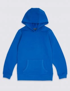M&S Collection PE Kit Unisex Hooded Sweatshirt -School Uniform Sales Store SD 04 T93 1812 RA X EC 90