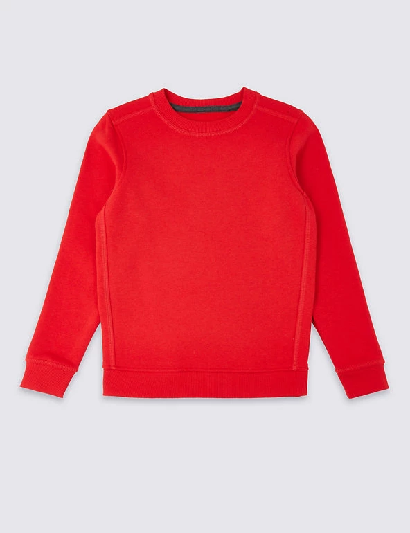 M&S Collection PE Kit Unisex Crew Neck Sweatshirt (2-16 Yrs) 6 M&S Collection PE Kit Unisex Crew Neck Sweatshirt (2-16 Yrs) - Image 4