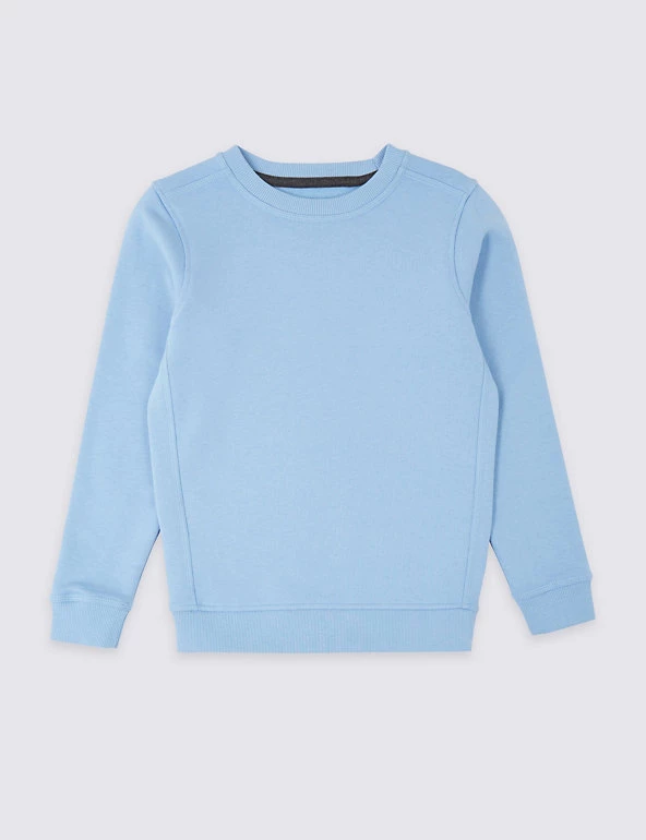 M&S Collection PE Kit Unisex Crew Neck Sweatshirt (2-16 Yrs) 10 M&S Collection PE Kit Unisex Crew Neck Sweatshirt (2-16 Yrs) - Image 8