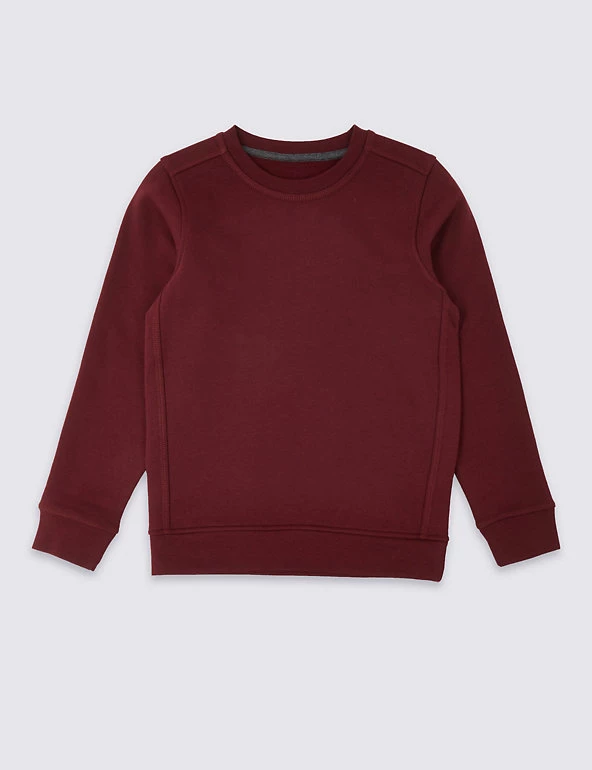M&S Collection PE Kit Unisex Crew Neck Sweatshirt (2-16 Yrs) 8 M&S Collection PE Kit Unisex Crew Neck Sweatshirt (2-16 Yrs) - Image 6