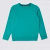 M&S Collection PE Kit Unisex Crew Neck Sweatshirt (2-16 Yrs) -School Uniform Sales Store SD 04 T93 1814 XS X EC 90