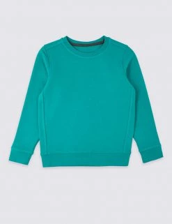 M&S Collection PE Kit Unisex Crew Neck Sweatshirt (2-16 Yrs)