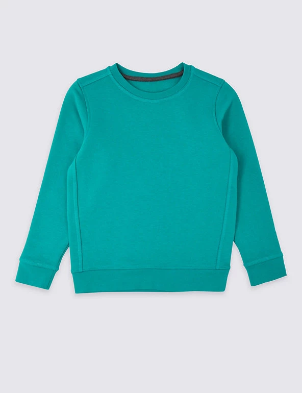 M&S Collection PE Kit Unisex Crew Neck Sweatshirt (2-16 Yrs) 3 M&S Collection PE Kit Unisex Crew Neck Sweatshirt (2-16 Yrs)