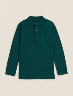 Polo-shirts Unisex Long Sleeve Polo Shirt (2-16 Yrs) -School Uniform Sales Store SD 04 T93 2081 EE X EC 90