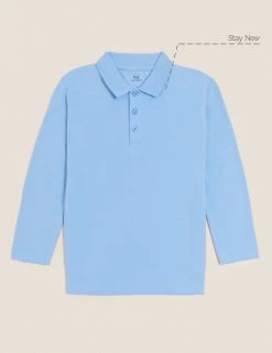 Polo-shirts Unisex Long Sleeve Polo Shirt (2-16 Yrs) -School Uniform Sales Store SD 04 T93 2081 QE X EC 90