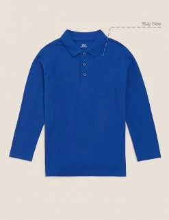 Polo-shirts Unisex Long Sleeve Polo Shirt (2-16 Yrs) -School Uniform Sales Store SD 04 T93 2081 RA X EC 90