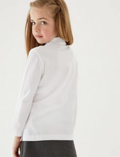 Polo-shirts Unisex Long Sleeve Polo Shirt (2-16 Yrs) -School Uniform Sales Store SD 04 T93 2081 Z0 X EC 4